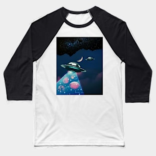 UFO Flying Baseball T-Shirt
